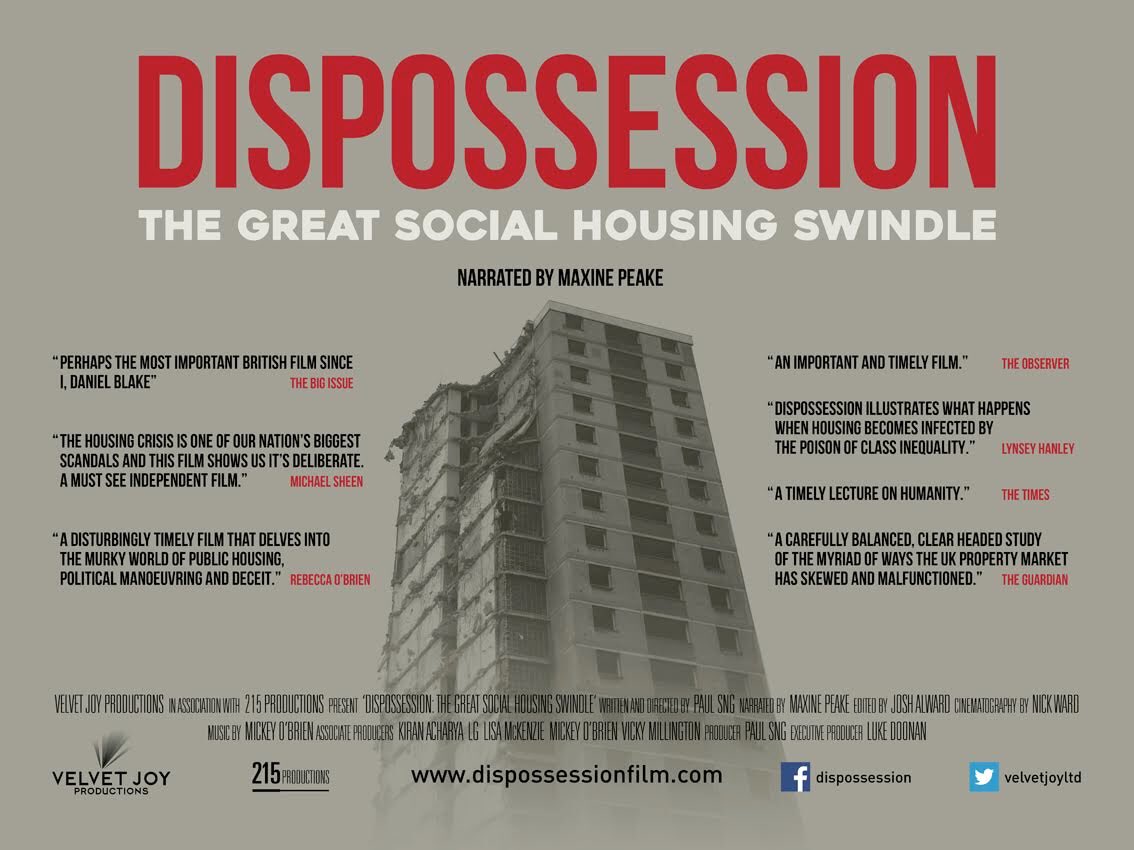 Dispossession: The Great Social Housing Swindle – Edinburgh Screening + Q&A
